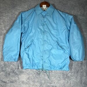 Vintage Birdie Richard A Leslie Coach Jacket Blue High Desert Obedience Club XS